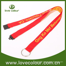 Factory directly sale personalized custom design lanyard with safety buckle